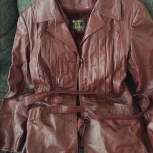 Maroon women’s small coat